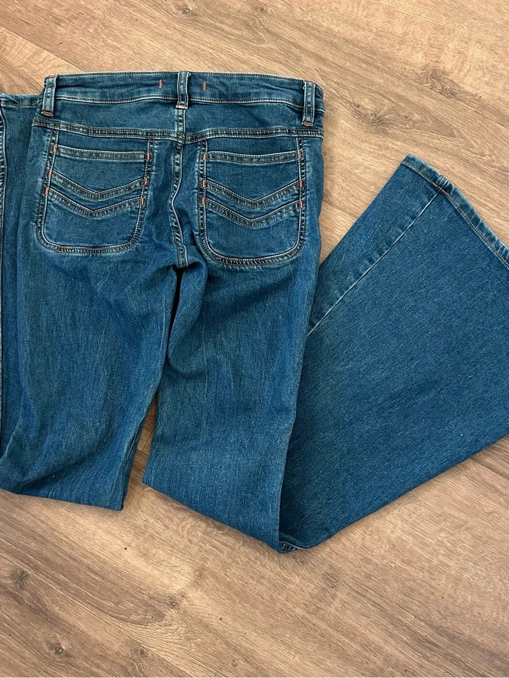 Free People Skinny Jeans in Dark Blue Denim